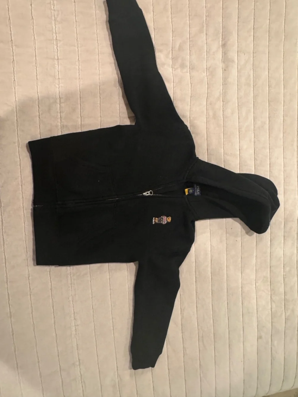 Ralph Lauren black zip up hoodie